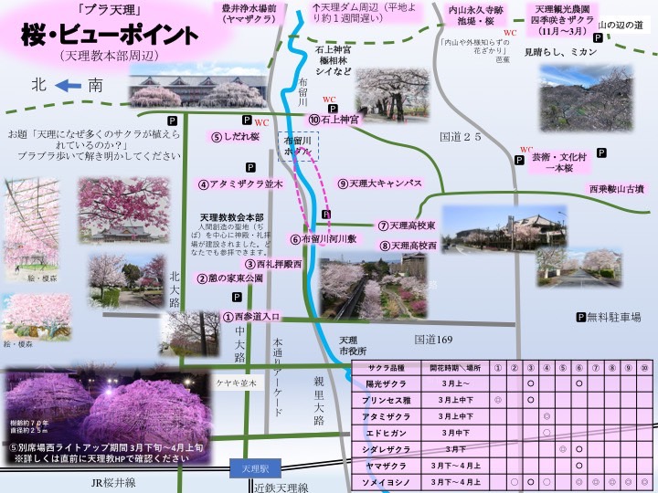 桜の名所図鑑 in 天理市